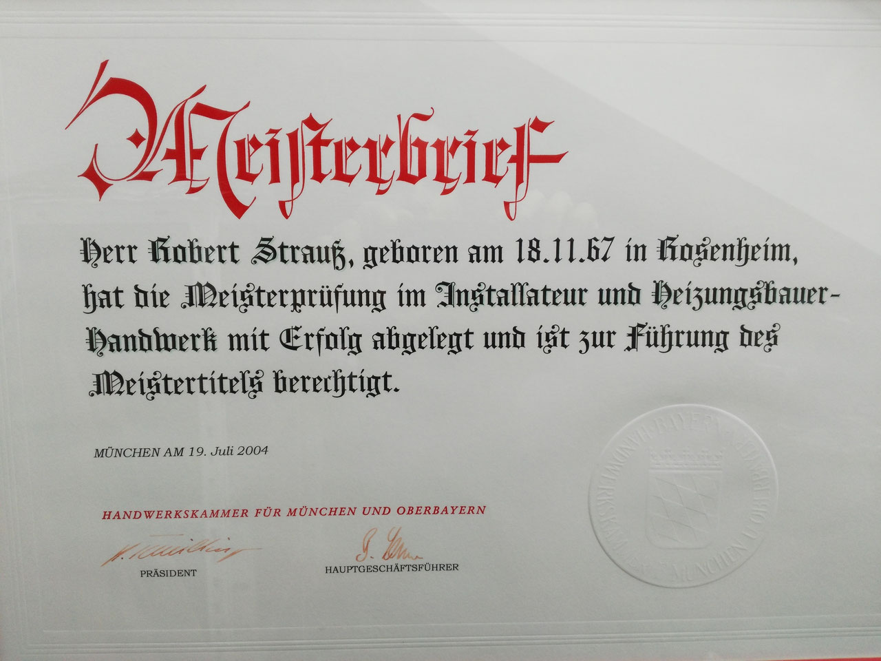 2004-07 Meisterbrief